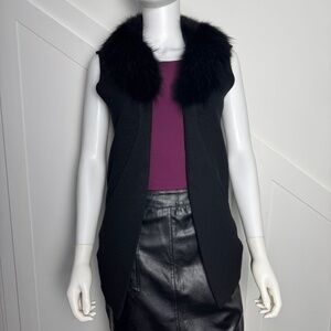 DOLCE CABO RACCOON FUR VEST